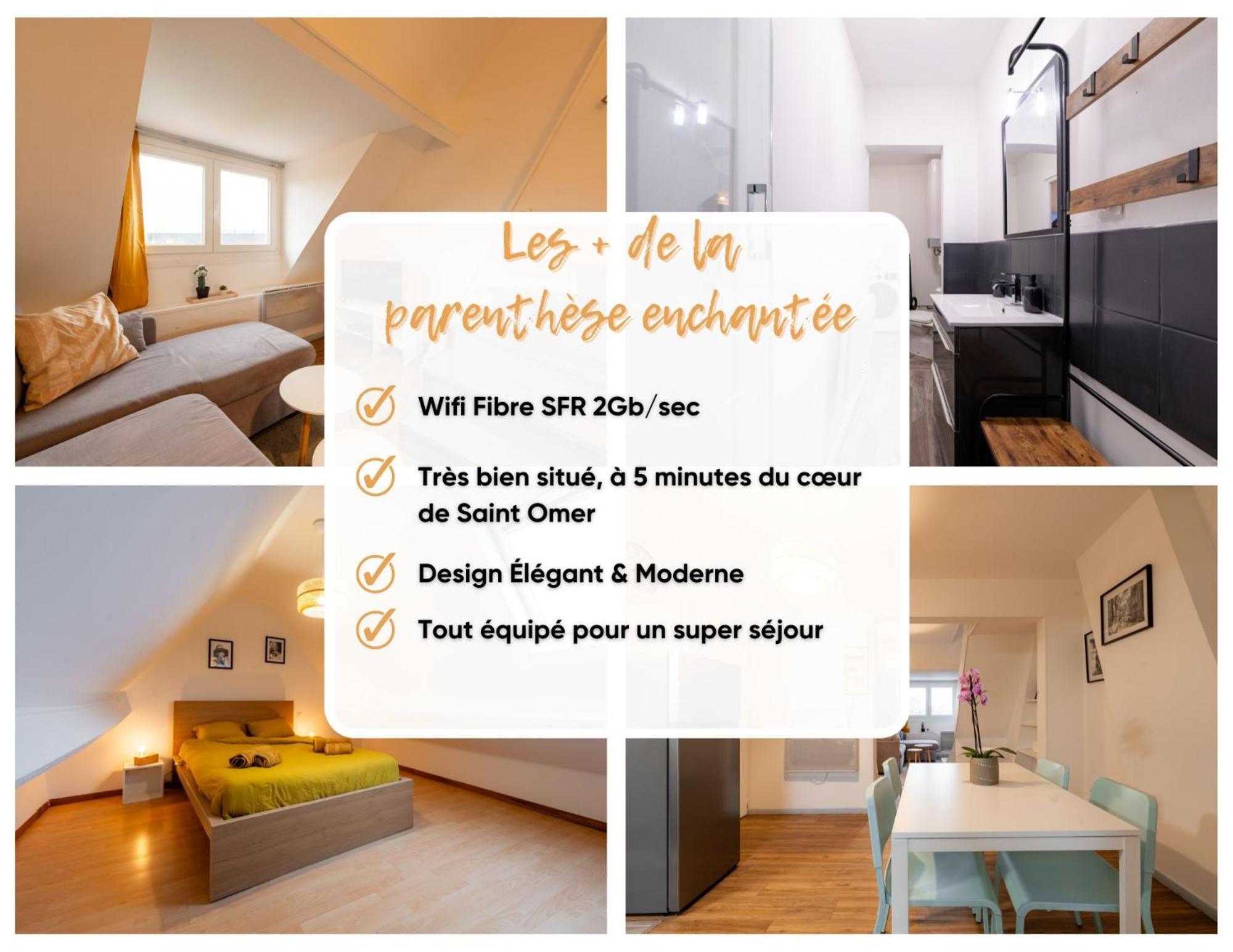 Duplex La Parenthese Enchantee Saint-Omer  Exteriör bild